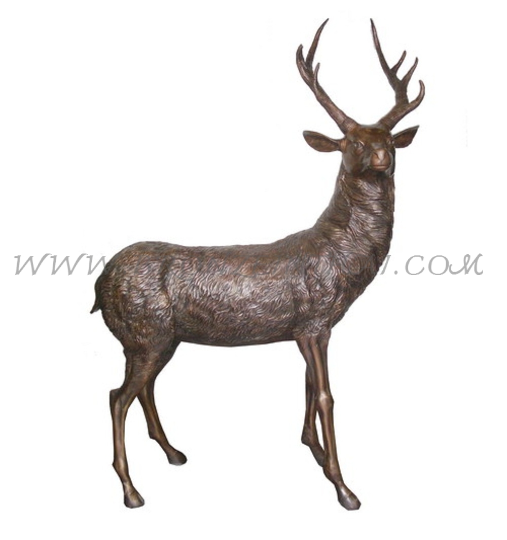 Deer Bronze Sculpture