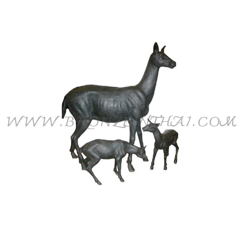 Deer Bronze Sculpture