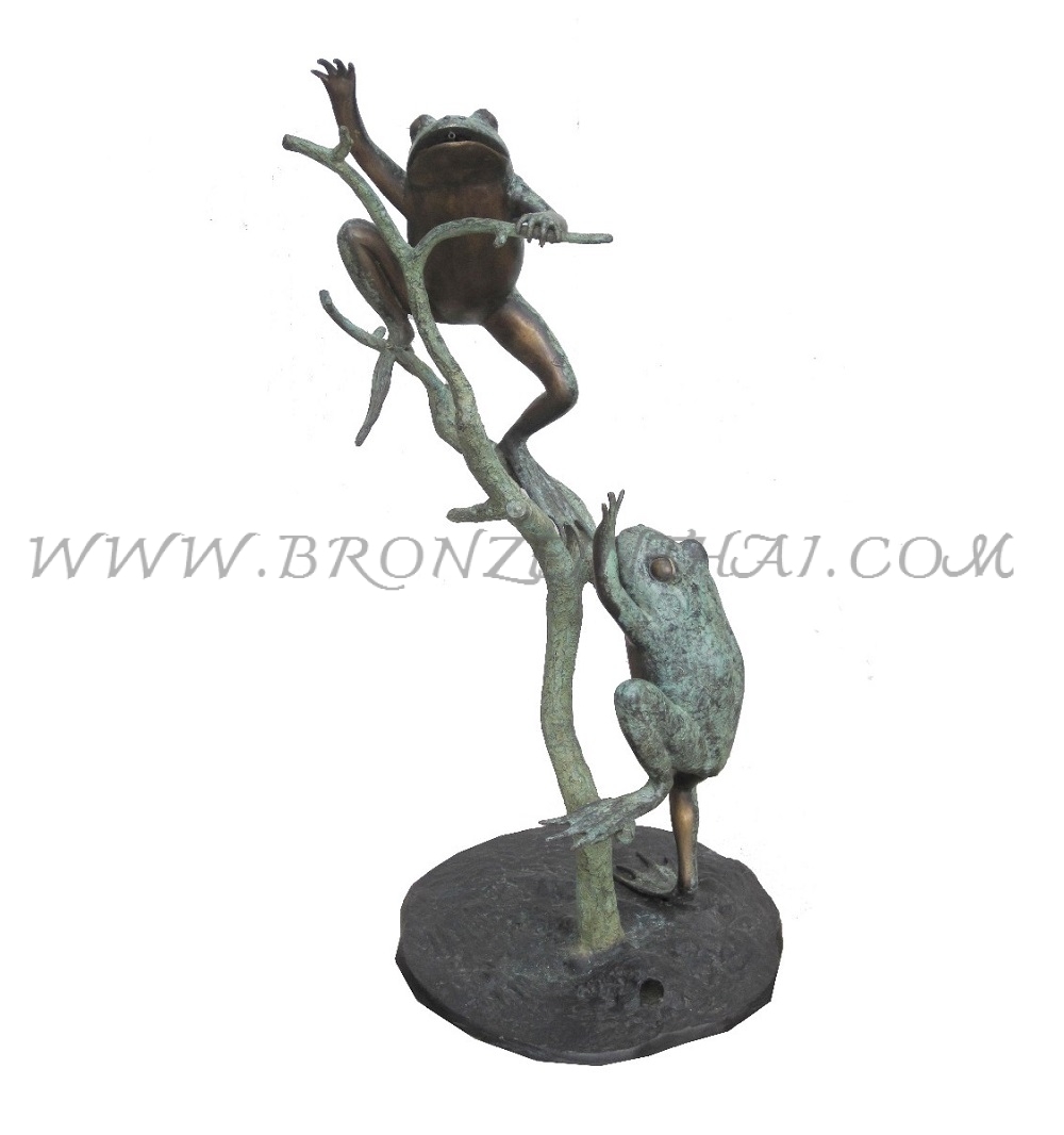 Frog Bronze Sculpture