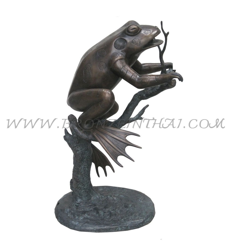 Frog Bronze Sculpture