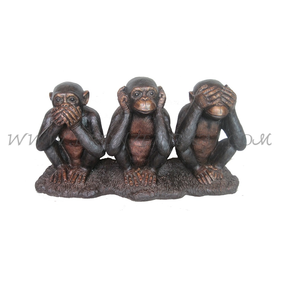 Monkey Bronze Sculpture